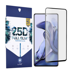Lito - 2.5D FullGlue Glass - Xiaomi 11T / 11T Pro - Black
