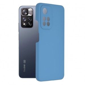 Techsuit - Soft Edge Silicone - Xiaomi Redmi Note 11 Pro+ 5G - Denim Blue