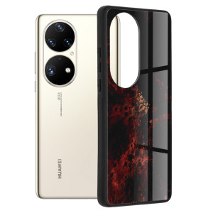 Techsuit - Glaze Series - Huawei P50 Pro - Red Nebula