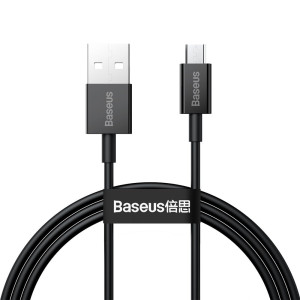 Baseus - Data Cable Superior Series (CAMYS-01) - USB to Micro-USB, 2A, 1m - Black