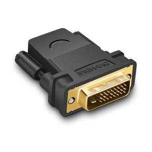 Ugreen - Video Converter (20124) - DVI (24+1) Male to HDMI Female, Support 1060P@60Hz - Black