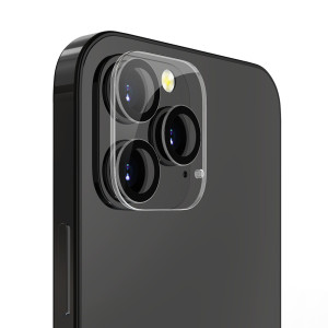 Lito - S+ Camera Glass Protector - iPhone 12 Pro Max - Black/Transparent
