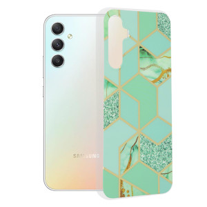 Techsuit - Marble Series - Samsung Galaxy A34 5G - Green Hex