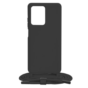 Techsuit - Crossbody Lanyard - Xiaomi Redmi Note 12 Pro+ - Black