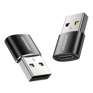 JoyRoom - (2 pack) OTG Adapter (S-H152) - Type-C Female to USB 2.0 Male - Black