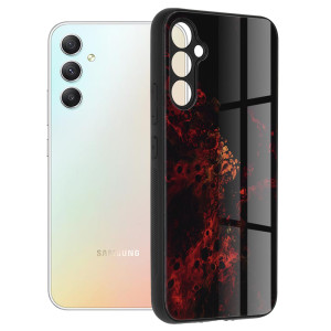 Techsuit - Glaze Series - Samsung Galaxy A34 5G - Red Nebula