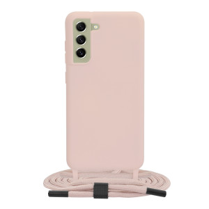 Techsuit - Crossbody Lanyard - Samsung Galaxy S21 FE 5G - Pink