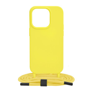 Techsuit - Crossbody Lanyard - iPhone 14 Pro - Yellow