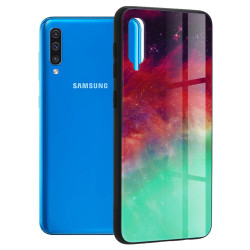 Techsuit - Glaze Series - Samsung Galaxy A30s / A50 / A50s - Fiery Ocean