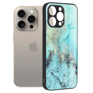 Techsuit - Glaze Series - iPhone 15 Pro Max - Blue Ocean