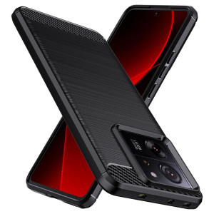 Techsuit - Carbon Silicone - Xiaomi 13T / 13T Pro - Black
