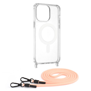 Techsuit - Acrylic MagSafe Crossbody - iPhone 14 Pro Max - Pink