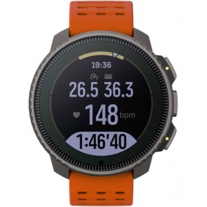Suunto Vertical Titanium 49mm Αδιάβροχο Smartwatch με Παλμογράφο (Canyon)