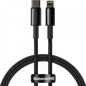 BASEUS cable Type C to Lightning PD 20W Tungsten Gold CATLWJ-01 2 m black