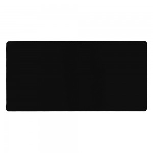 Gaming mouse and keyboard pad 1200 x 600 x 2 mm black with stitching
