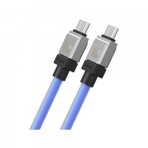 BASEUS cabel Type C to Type C PD 100W Coolplay CAKW000203 1 m blue