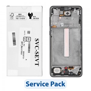 ServicePack LCD Display SAMSUNG A33 5G A336B GH82-28143A Black