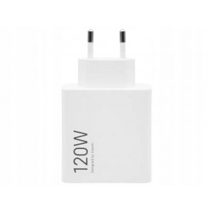 XIAOMI original charger USB A QC3.0 3A 120W MDY-14-EE + data cable USB A to Type C 6A 1m white bulk