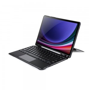 DUX DUCIS case DK foldable with Wireless Keyboard for SAMSUNG Tab S9/S9FE/S10FE black