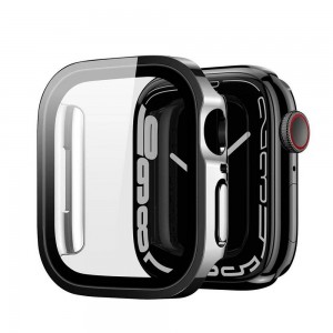 DUX DUCIS case HAMO with protective glass for Apple Watch 7 / 8 / 9 41 mm black