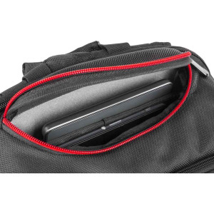 Genesis Pallad 500 Αδιάβροχη Τσάντα Πλάτης για Laptop 17.3" σε Μαύρο χρώμα