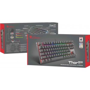 Genesis Thor 300 Gaming Μηχανικό Πληκτρολόγιο Outemu Red