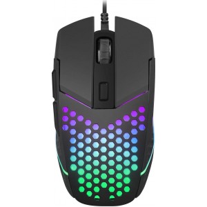 Natec Fury Battler RGB Gaming Ποντίκι 6400 DPI Μαύρο