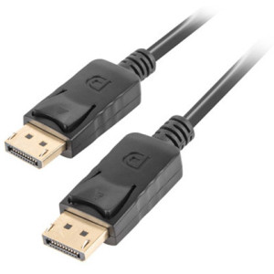 Lanberg Cable DisplayPort male - DisplayPort male 0.5m Μαύρο