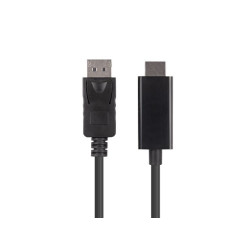 Lanberg CA-DPHD-11CC-0010-BK cable gender changer DisplayPort HDMI Black