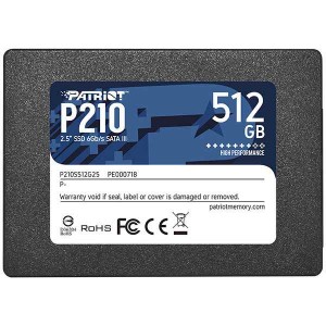 Ssd Patriot P210S512G25 P210 SSD 512GB 2.5 SATA III