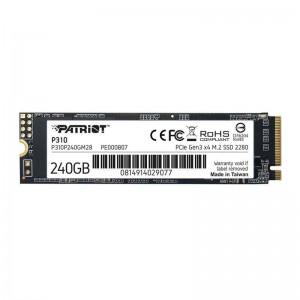 Patriot P310 Ssd 240GB M.2 Gen3 X4 M.2 2280