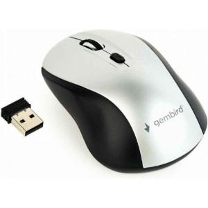 Gembird MUSW-4B-02 Ασύρματο Bluetooth Ποντίκι Black/Silver
