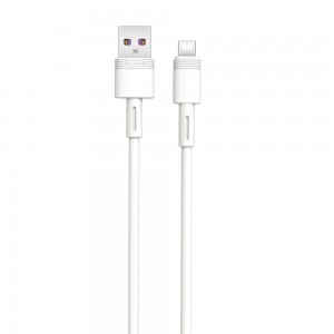 XO cable NB-Q166 USB - USB-C 1,0 m 5A white