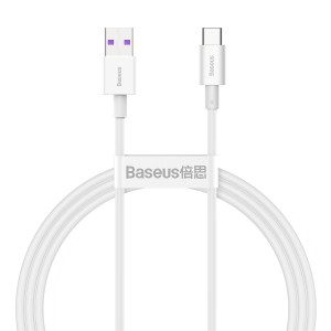 Baseus cable Superior USB - USB-C 1,0 m white 66W