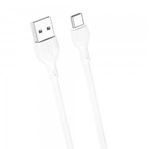 XO cable NB200 USB - USB-C 1,0m 2.1A white