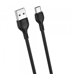 XO cable NB200 USB - USB-C 1,0m 2.1A black