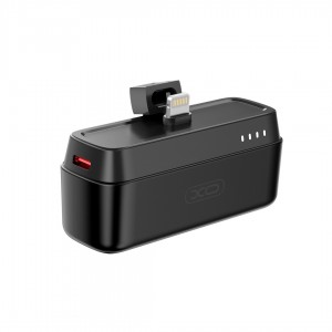 XO power bank mini PR244 20W 5000 mAh with Lightning connector black