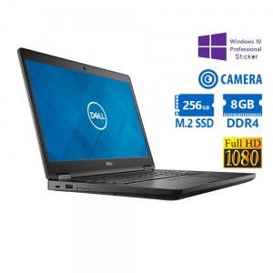 Dell (Α-) Latitude 5480 i5-6300U/14"FHD/8GB DDR4/256GB M.2 SSD/win 11/Grade A+ (Refurbishe) New Battery
