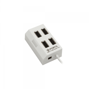 USB hub No Brand, USB 2.0, 4 θύρες, μαύρο - 12055