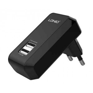 φορτιστής δικτύου LDNIO DL-АC60 DC100 240V 5V / 2,1A Universal, 2 x USB - 14285