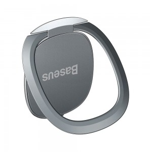Universal phone holder Baseus Invisible, Ring, Silver - 17791