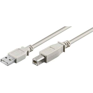 Καλώδιο Εκτυπωτή USB A σε USB B, 5m, DeTech, High Quality - 18040