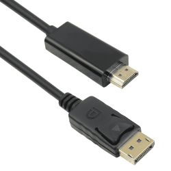 Καλώδιο DeTech DP 14+1 cooper σε HDMI, 3m, Μαύρο - 18274 Καλώδιο DeTech DP 14+1 cooper σε HDMI, 3m, Μαύρο - 18274
