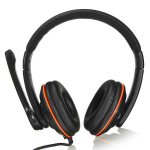 Ακουστικά Ovleng OV-Q5, Για PC με μικρόφωνο, USB, Μαύρο - 20384