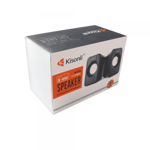 Ηχεία Kisonli S-444, 2x3W USB, Μαύρο - 22060 Ηχεία Kisonli S-444, 2x3W USB, Μαύρο - 22060