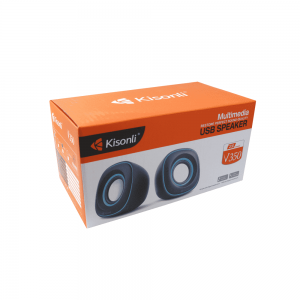 Ηχεία Kisonli S-444, 2x3W USB, Μαύρο - 22061 Ηχεία Kisonli S-444, 2x3W USB, Μαύρο - 22061