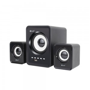 Ηχεία Kisonli U-2800BT, Bluetooth, 5W+2x3W, USB, Μαυρο - 22151