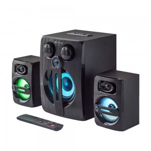 Ηχεία Kisonli TM-9000A, Bluetooth, USB, AUX, SD, FM, 12W+2x5W, Μαυρο - 22219