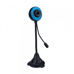 Webcam Kisonli PC-12, Microphone, 480p, Μαύρο - 3045