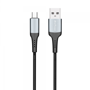 Kαλώδιο δεδομένων DeTech DE-43M2, Micro USB, 2.0m, Μαυρο - 40259